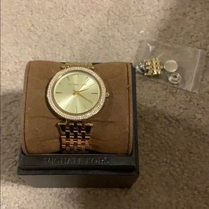Gold Michael khors watch